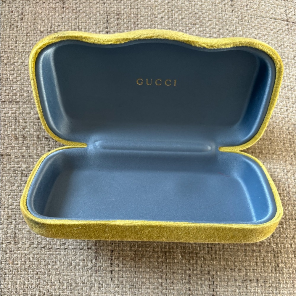 Gucci Black Square Rectangle Frame Sunglasses - image 3